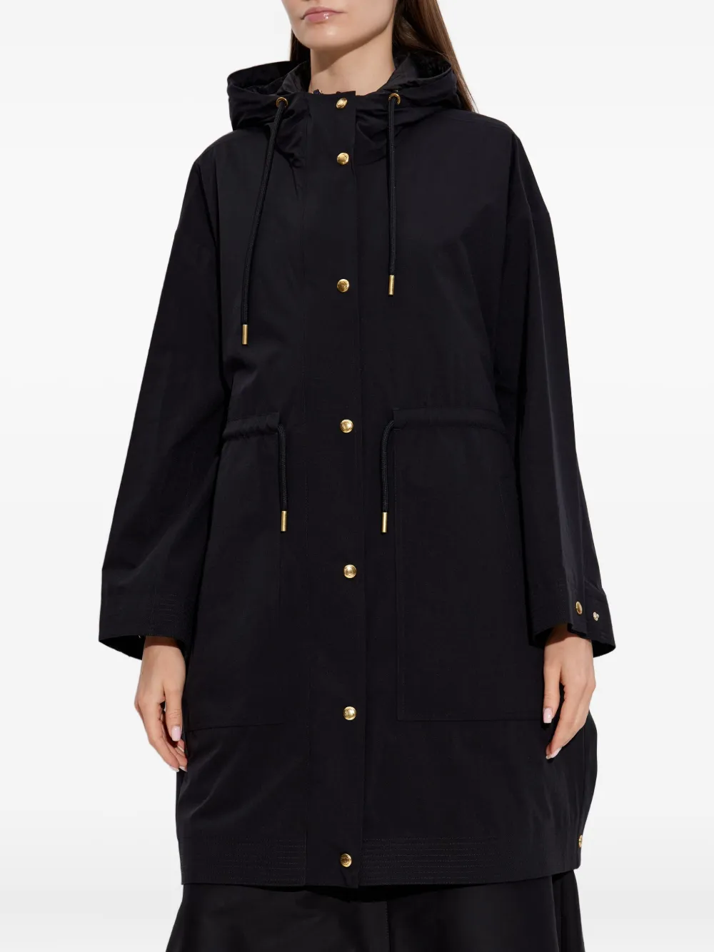 Moncler Gelaagde parka Zwart