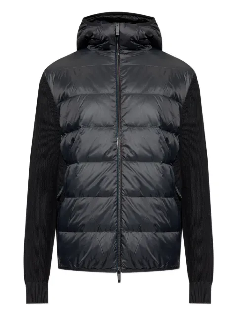 Moncler panelled hooded jacket