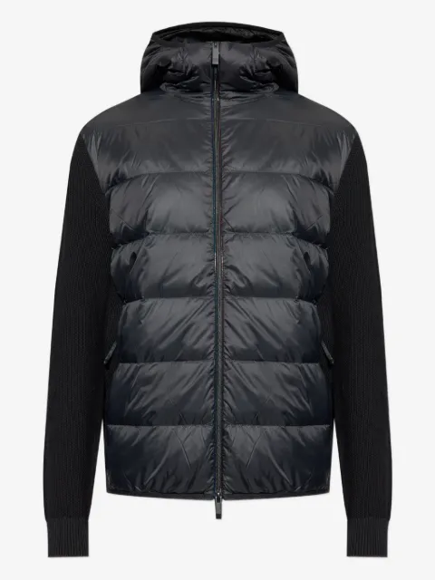 Moncler chamarra con capucha y paneles