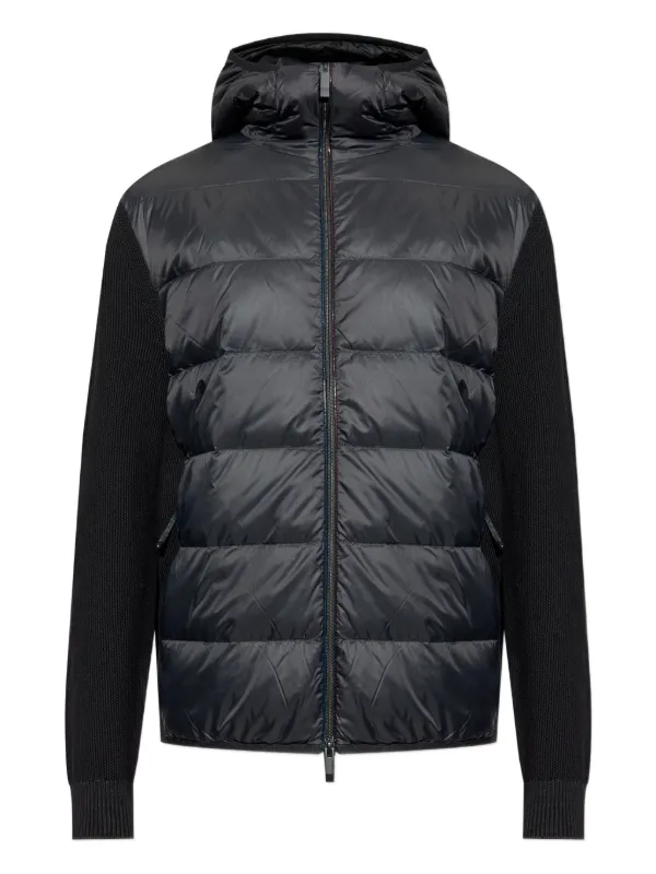 Moncler フーデッド ジャケット | ブラック | FARFETCH JP