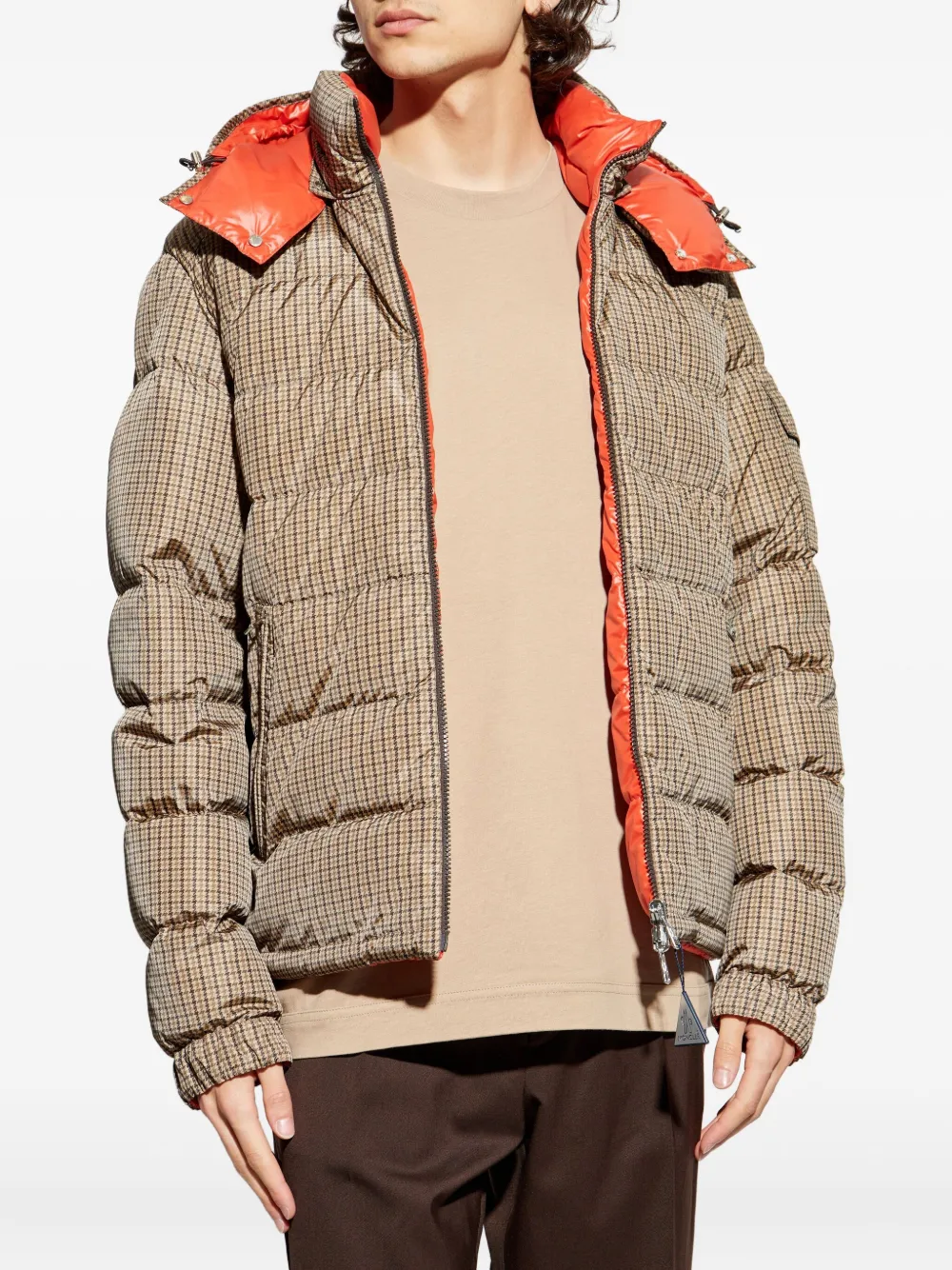 Moncler Jonage omkeerbaar gewatteerd jack Bruin