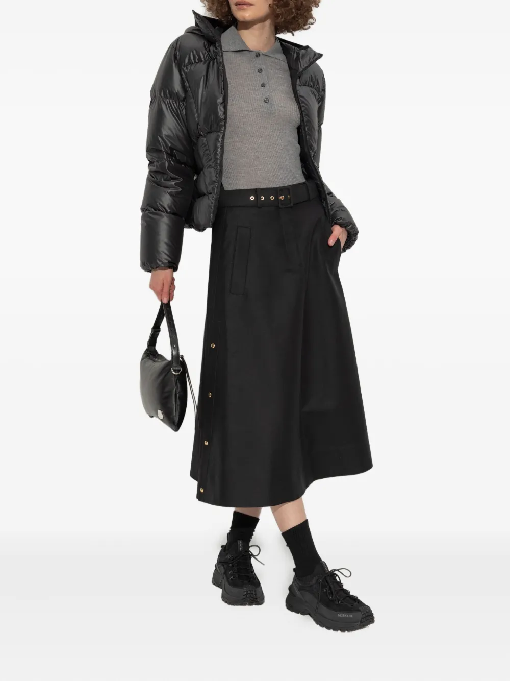 Moncler ribbed polo top | Polo Tops | Image 2