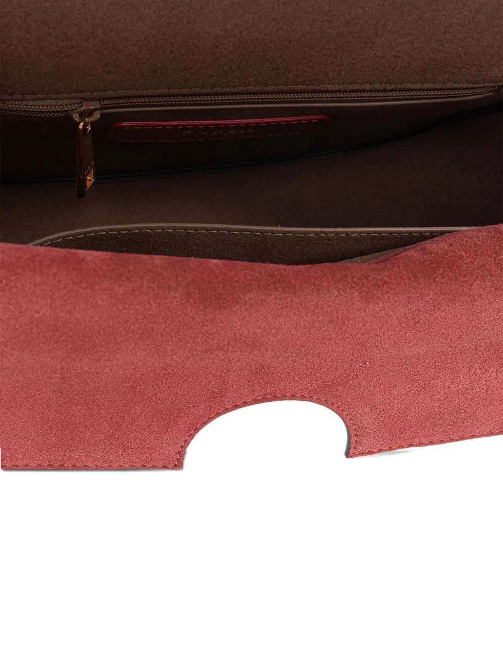 Furla Sfera kleine crossbodytas met gewelfde omslag Rood