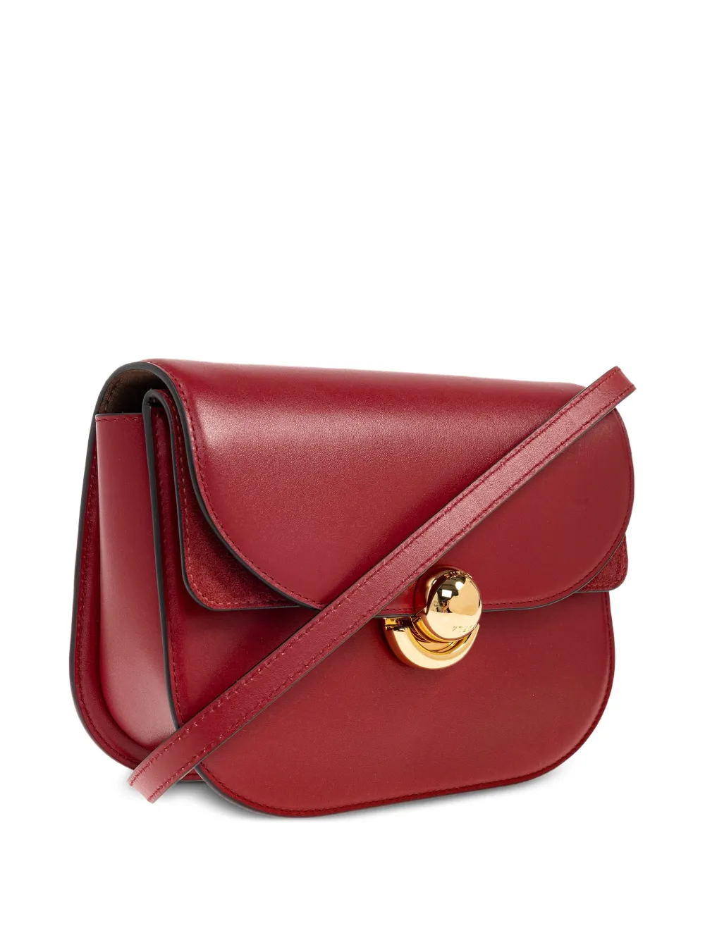 Furla Sfera kleine crossbodytas met gewelfde omslag Rood