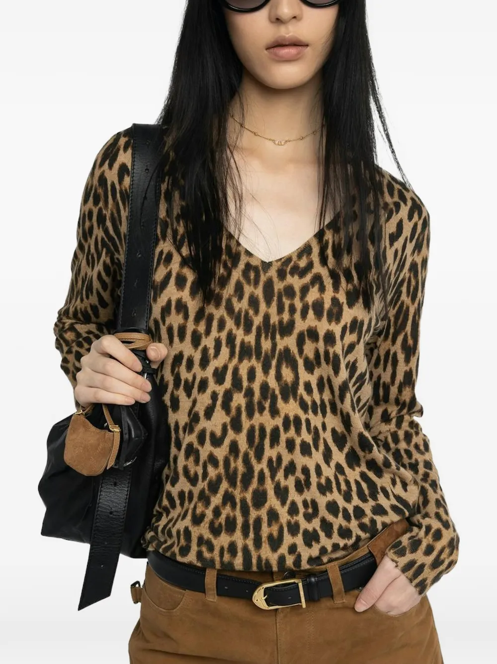 Zadig&Voltaire Rivy trui Bruin