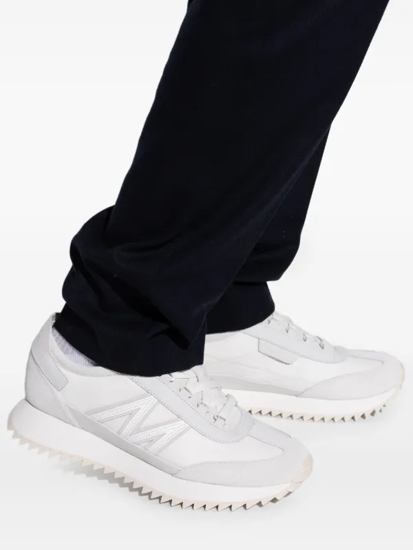 【MONCLER】モンクレール Pacey2 スエード＆ヌバック スニーカー ライトベージュ Pacey2スニーカー : トレーナー 向けの