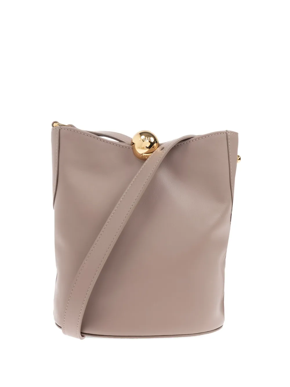 Furla small Sfera Soft leather cross body bag Beige