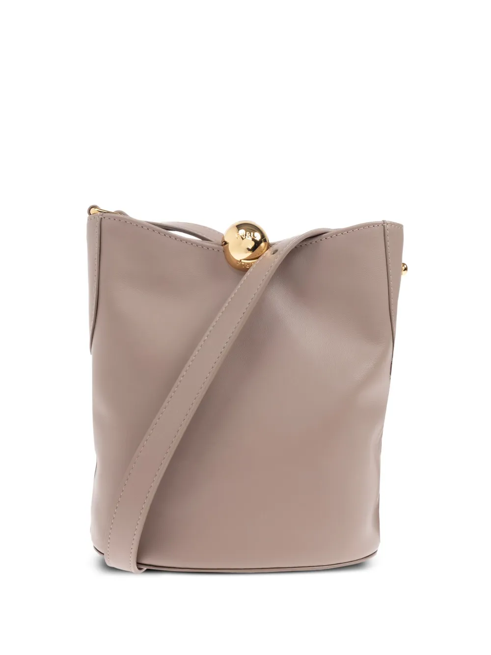 Furla small Sfera Soft leather cross body bag Beige
