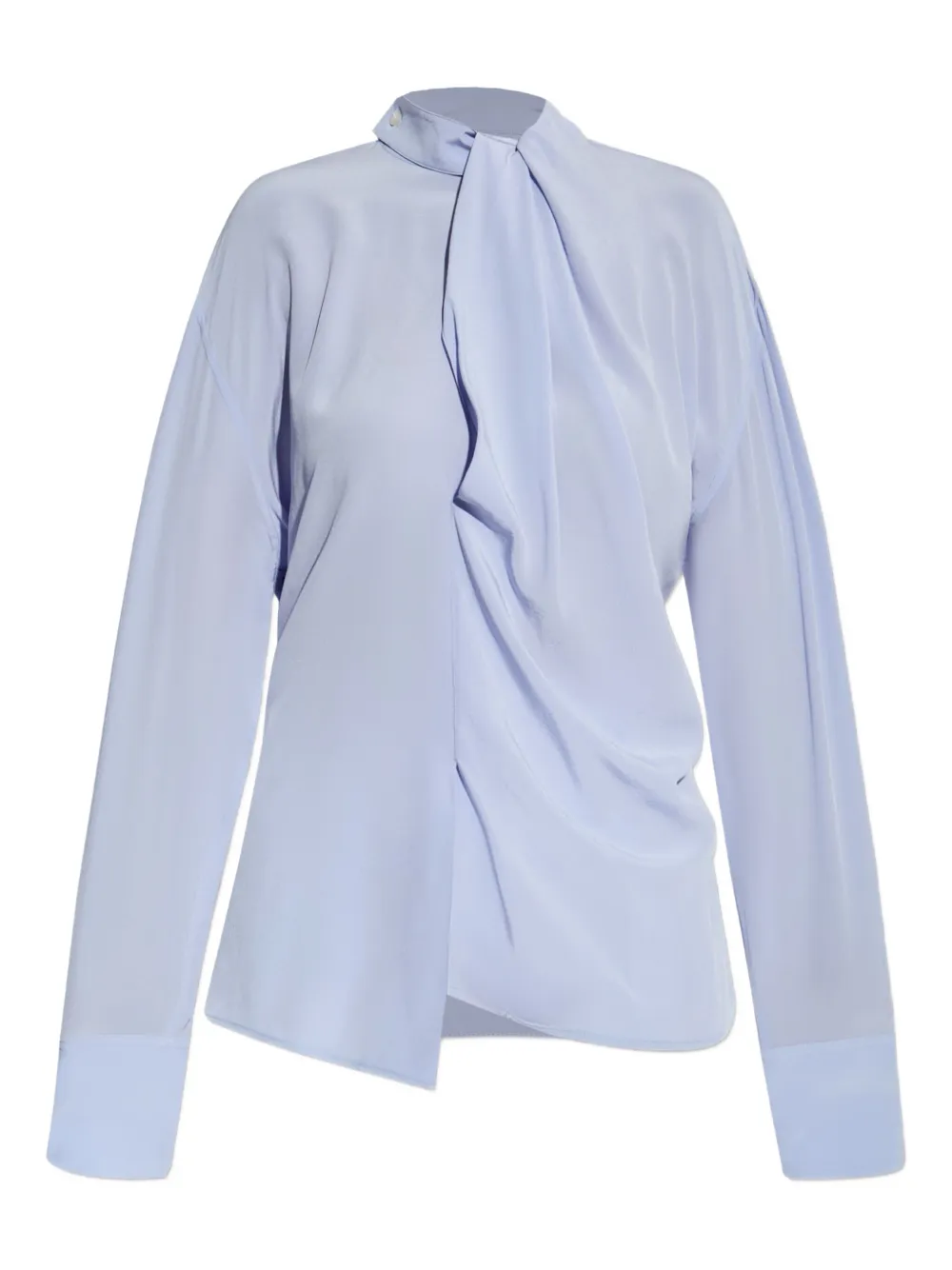 Victoria Beckham Gedrapeerde blouse Blauw