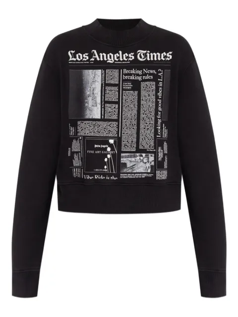 Palm Angels Moletom com estampa de texto