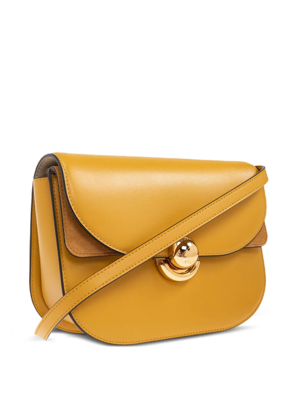 Furla small Sfera leather crossbody bag Geel