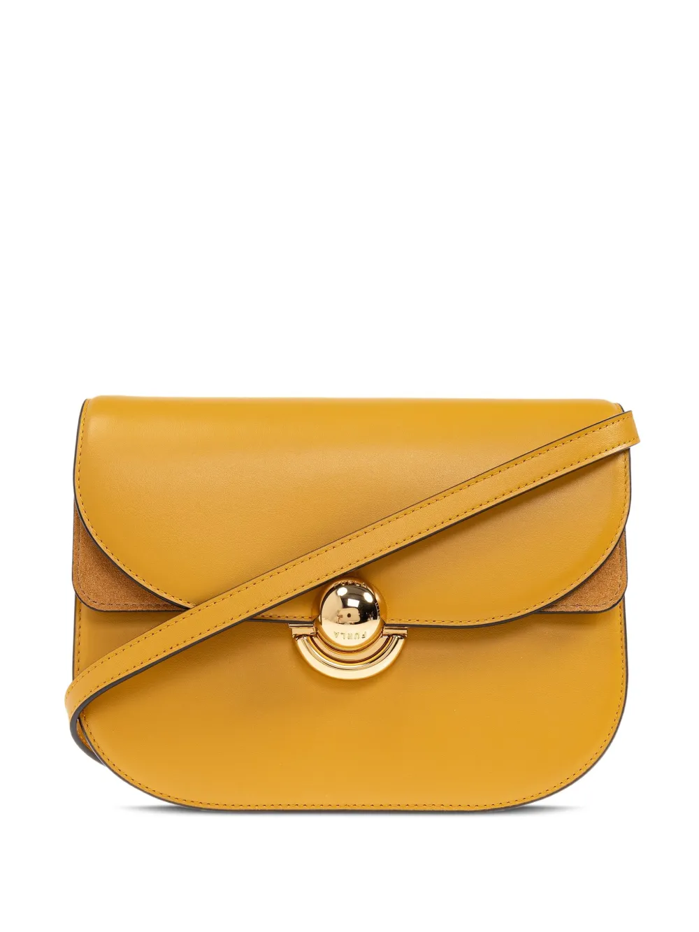 Furla small Sfera leather crossbody bag Geel
