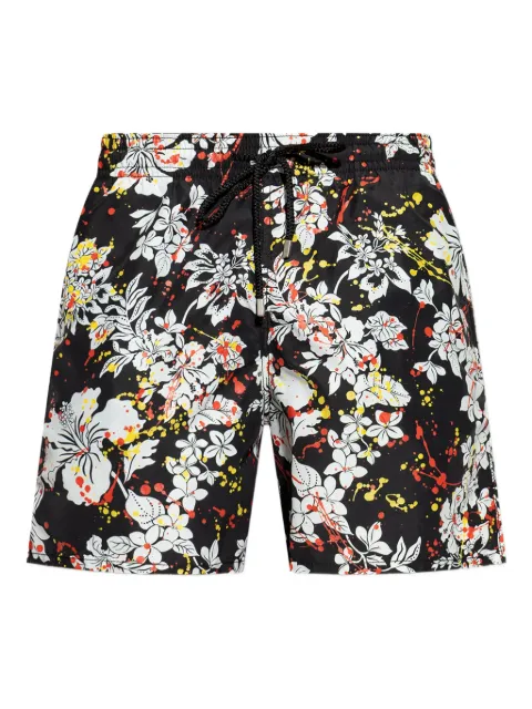 Palm Angels shorts de playa con estampado floral en colaboración con Vilebrequin