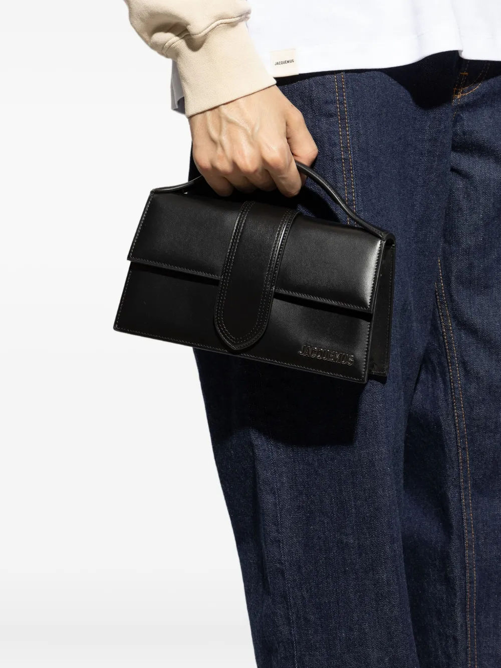 Jacquemus The Big Bambino Top-handle Leather Bag