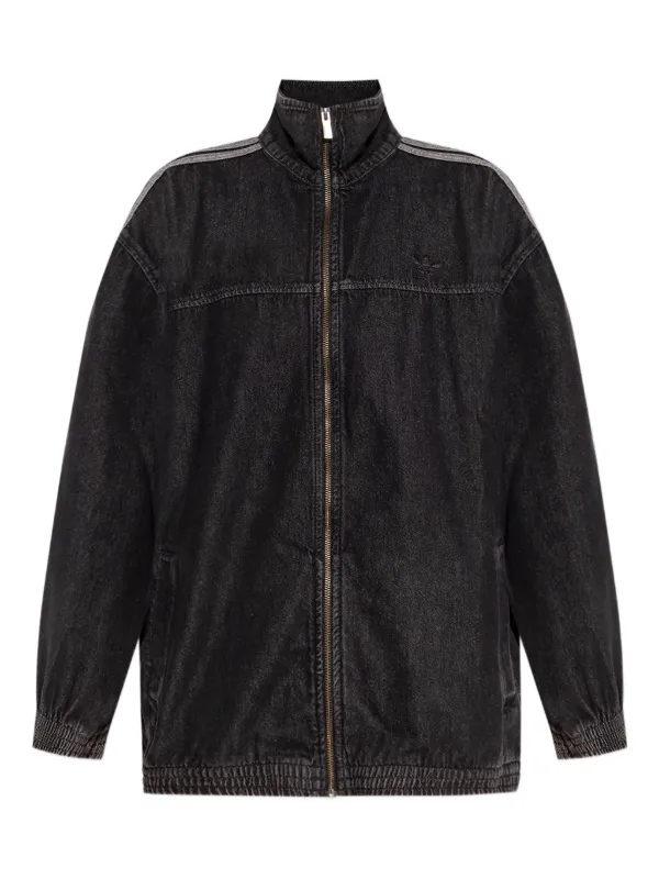 adidas ADILENIUM ブラック デニムジャケット 新品☆adidas☆黒☆M