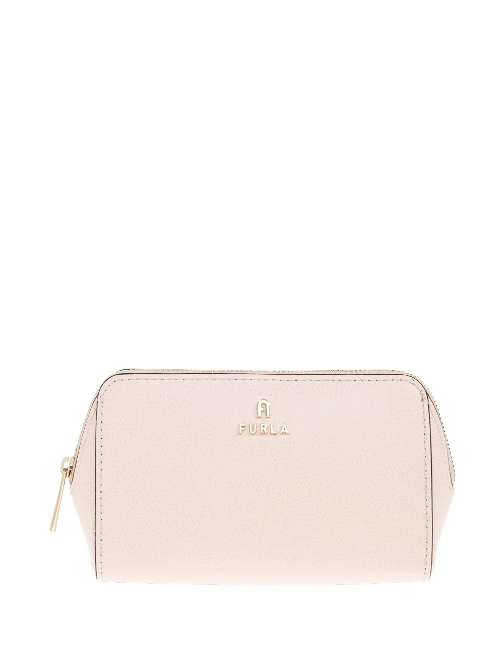 Furla Make-up tas met logoplakkaat en rits Roze