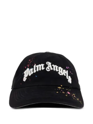 『値下げ可』　Palm Angels パームエンジェルス バケットハット PALM ANGELS パームエンジェルス ロゴ ナイロン バケットハット