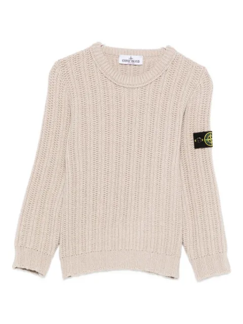 Stone Island Junior ribbed-knit sweater