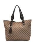 Gucci Pre-Owned 2016-2024 GG Canvas Icon Bit tote bag - Brown