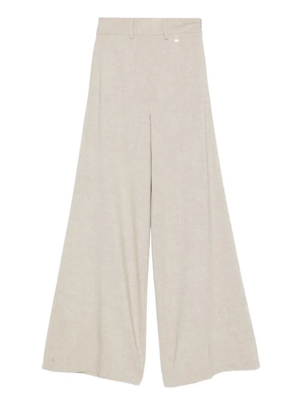 Herno Jetted-pocket Trousers in Neutrals