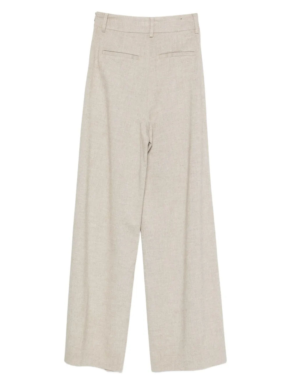 Herno Broek met paspelzak Beige