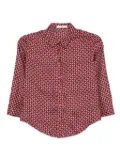 Prada Pre-Owned 2000s geometric-print shirt - Blue