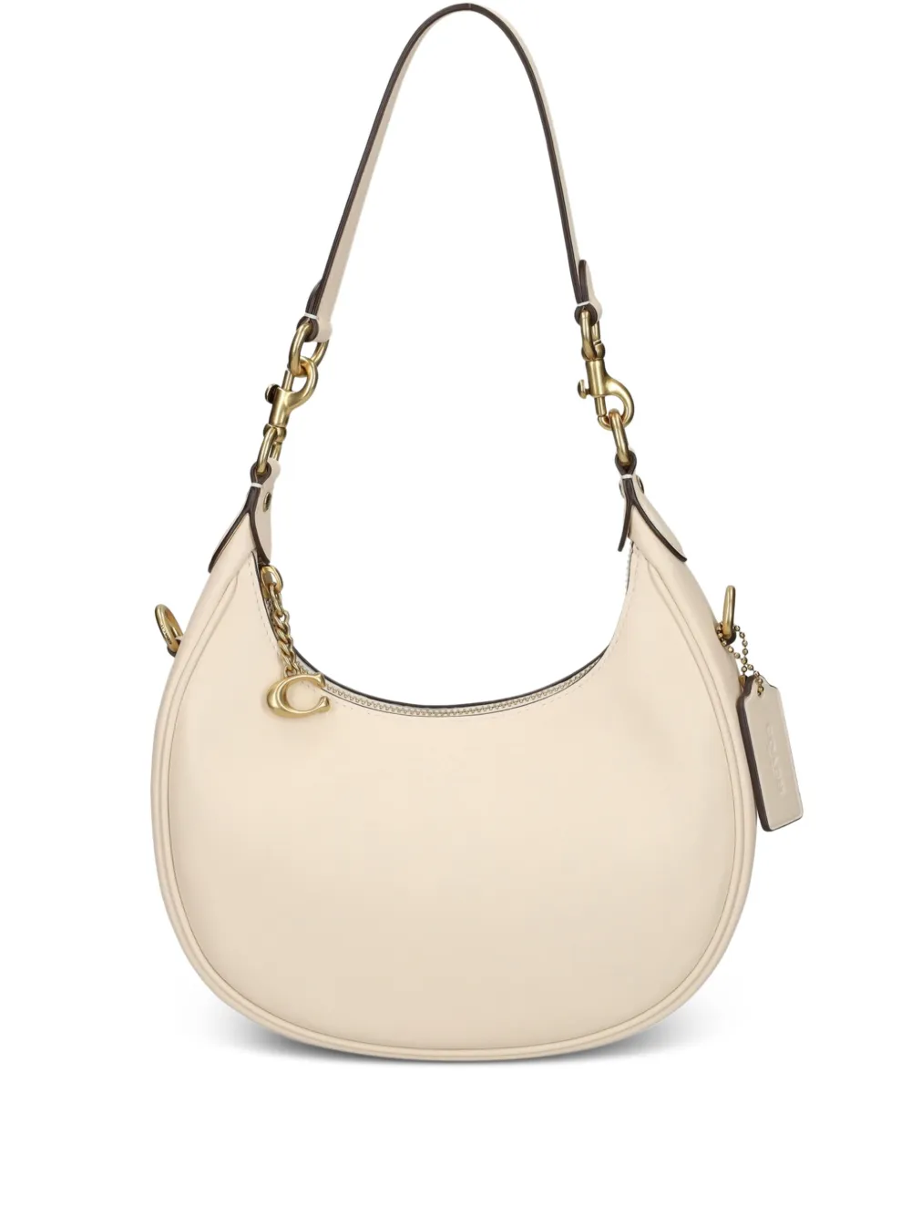 Coach small Jonie 22 half-moon leather shoulder bag | Neutrals | Image 1