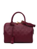 Louis Vuitton Pre-Owned 2017 Monogram Empreinte Speedy Bandouliere 25 satchel - Red