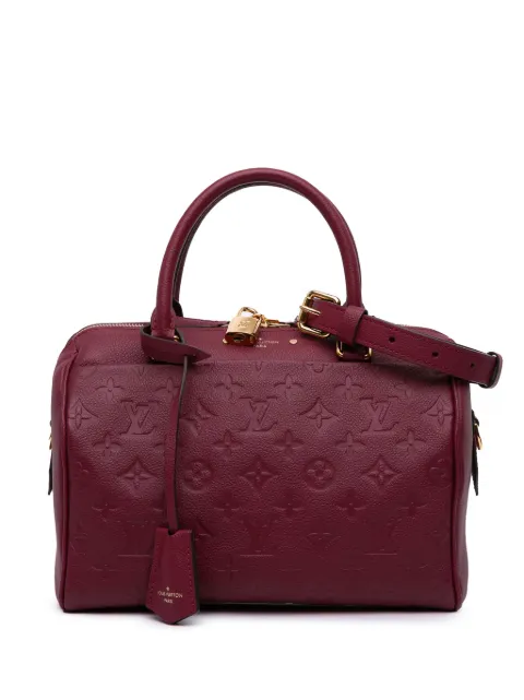 Louis Vuitton Pre-Owned 2017 Monogram Empreinte Speedy Bandouliere 25 satchel