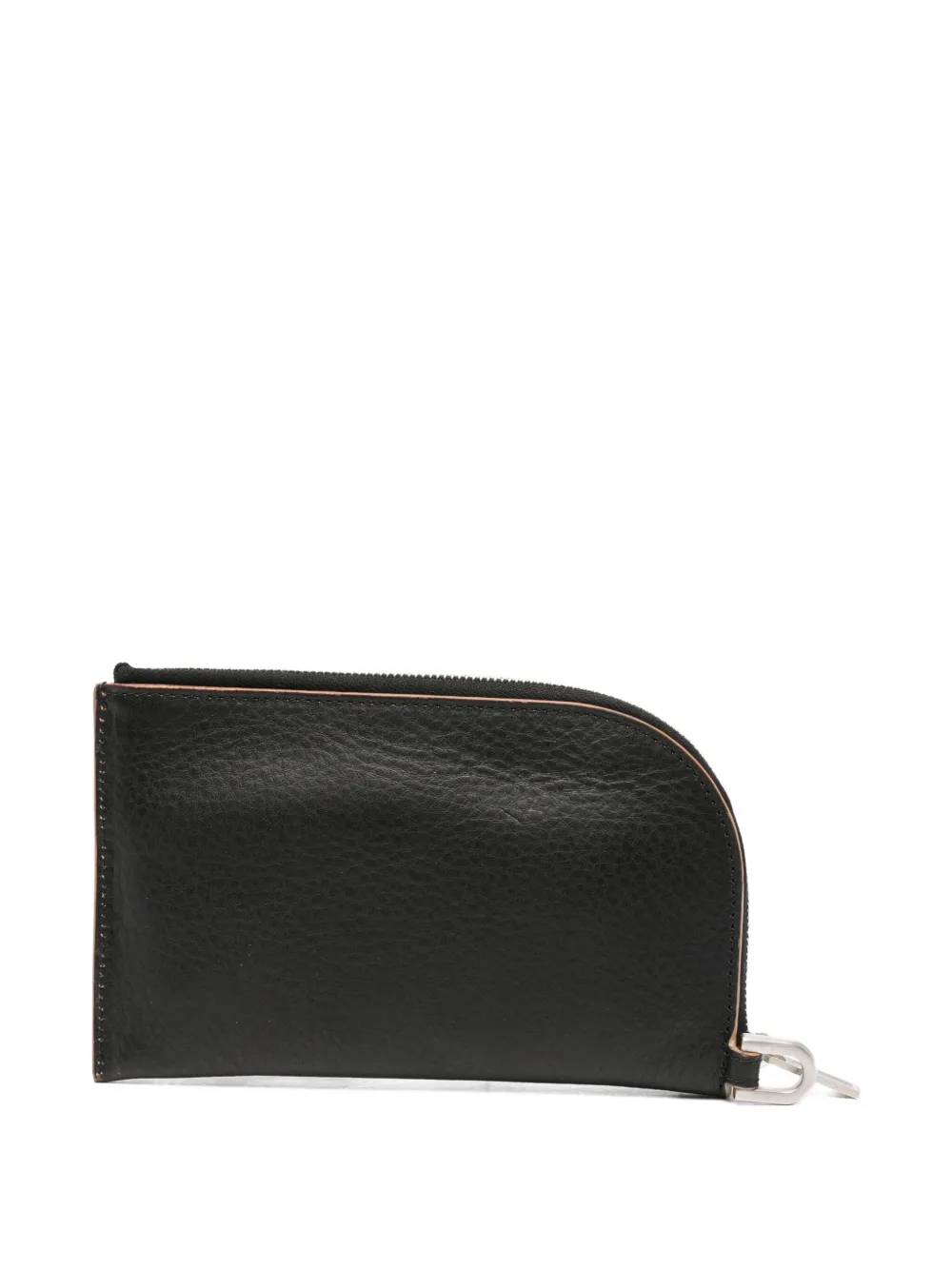 Rick Owens leather wallet Zwart