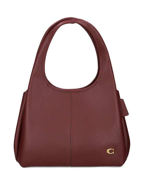 トートバッグ Coach Lana Shoulder Bag - Coach - Leather - Brown ❤️ Coach Lana 23 Refined Pebble Leather/Brass/Maple
