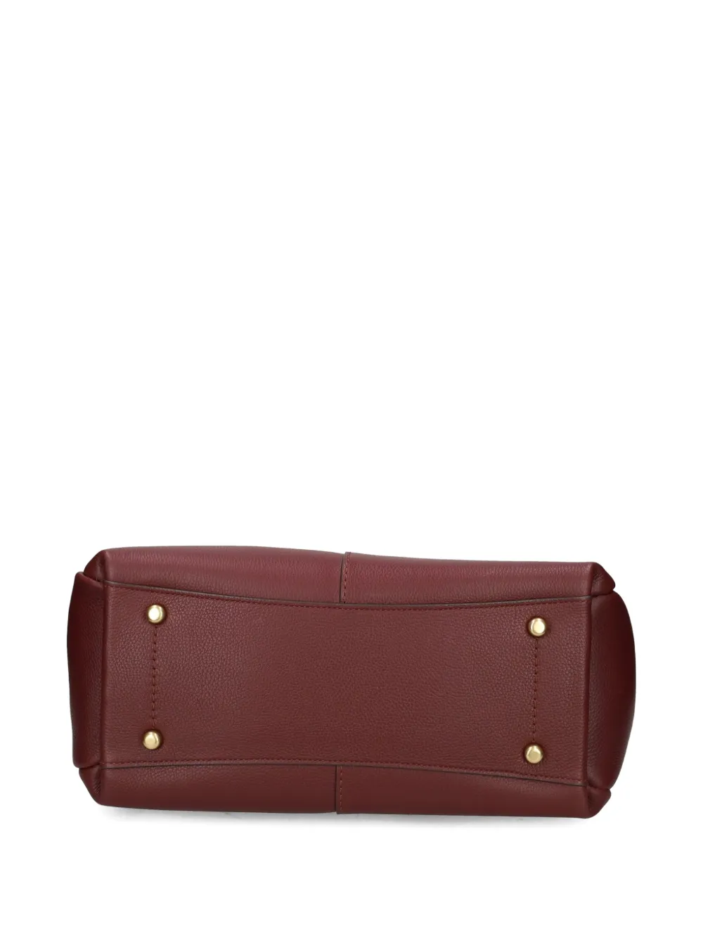 Coach Lana medium leren schoudertas met handgreep Rood