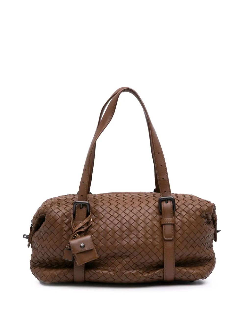 Bottega Veneta Pre-Owned 2012-2024 Nappa Intrecciato Montaigne shoulder bag | Brown | Image 1