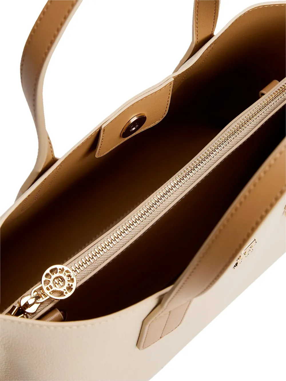 Tommy Hilfiger Heuptas met logoplakkaat Beige