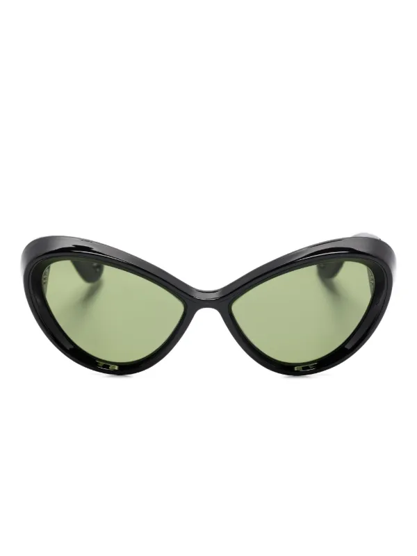 Jean Paul Gaultier Cat-eye Frame Sunglasses in Black