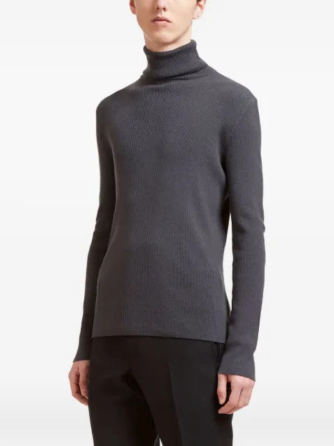 Aiezen ribbed turtleneck sweater