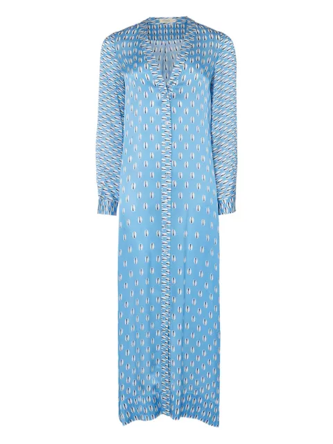 Temperley London Cowrie print silk coat