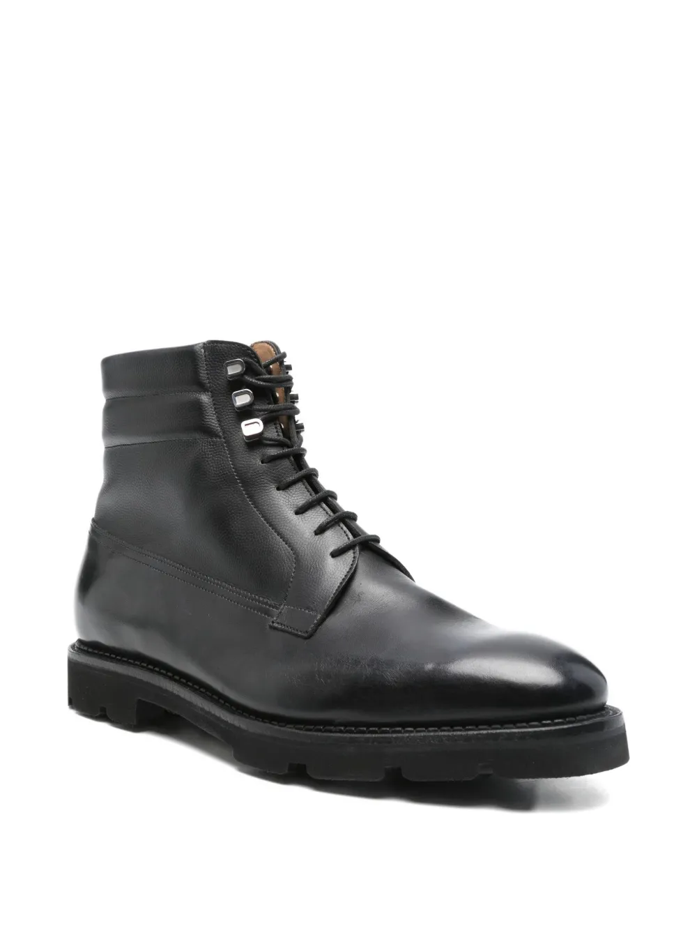 John Lobb Alder leren laarzen Zwart