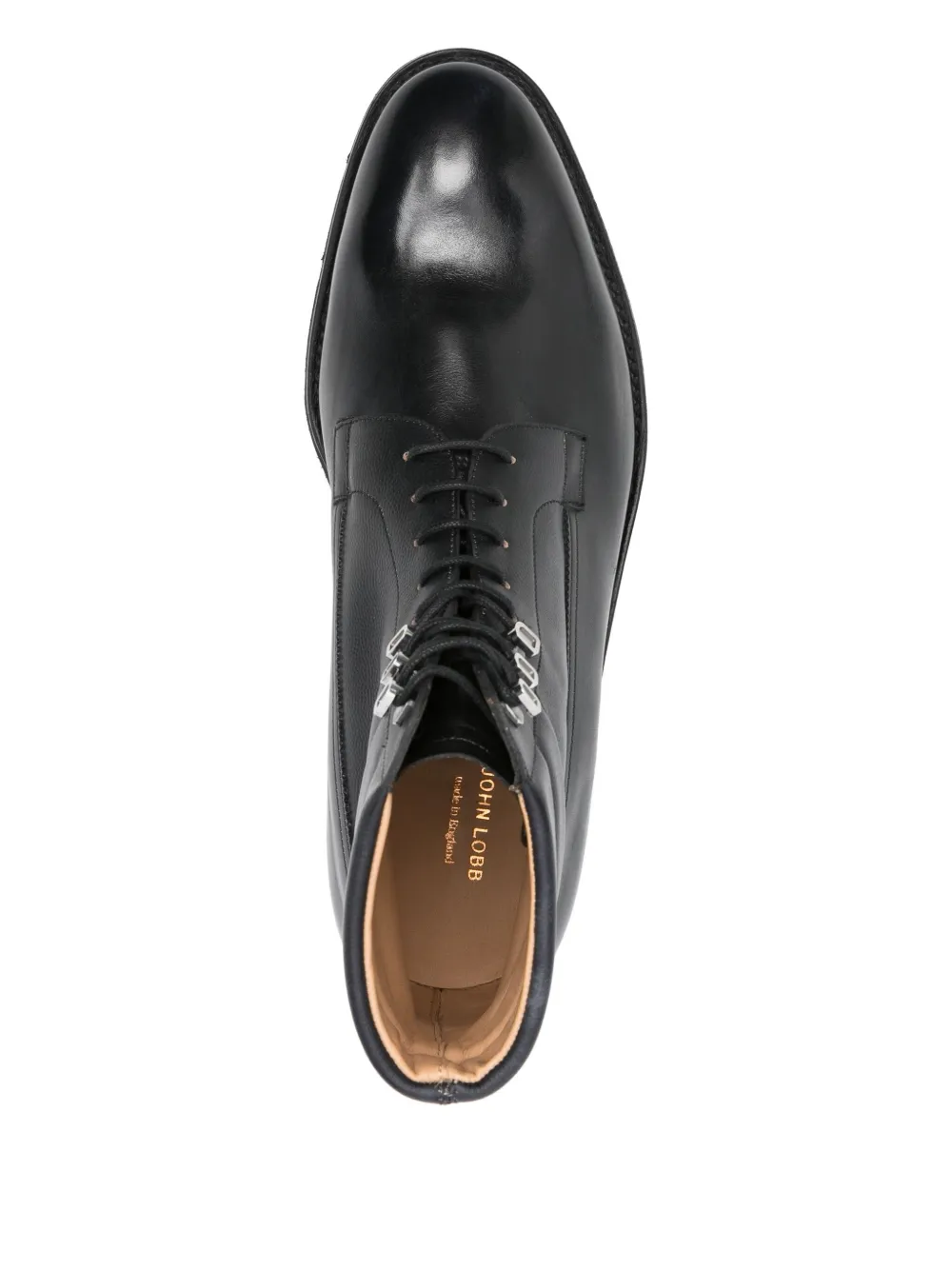 John Lobb Alder leren laarzen Zwart