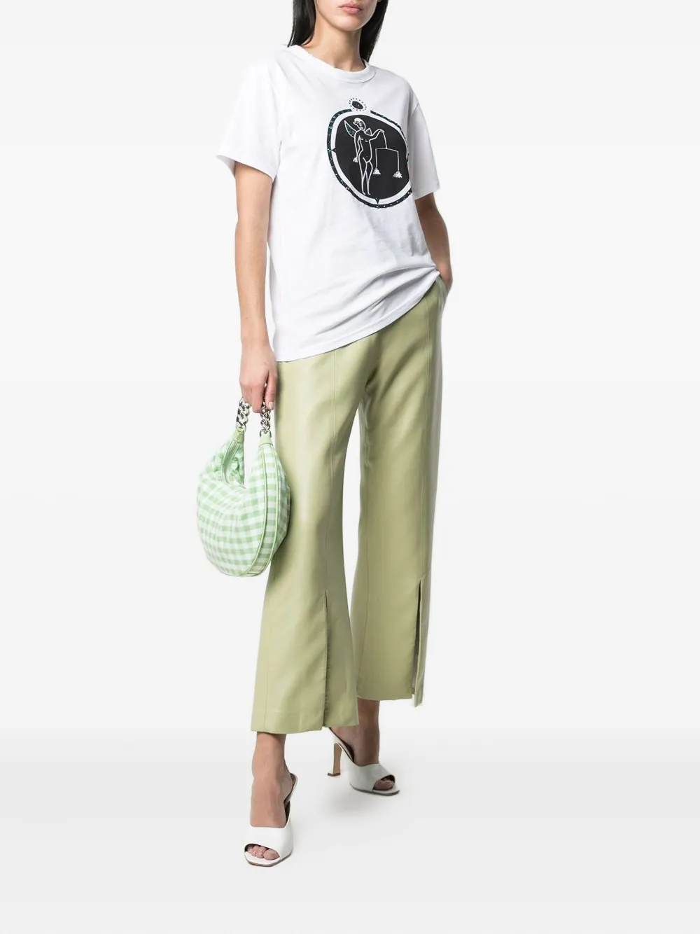 Swarovski Libra-print T-shirt Wit