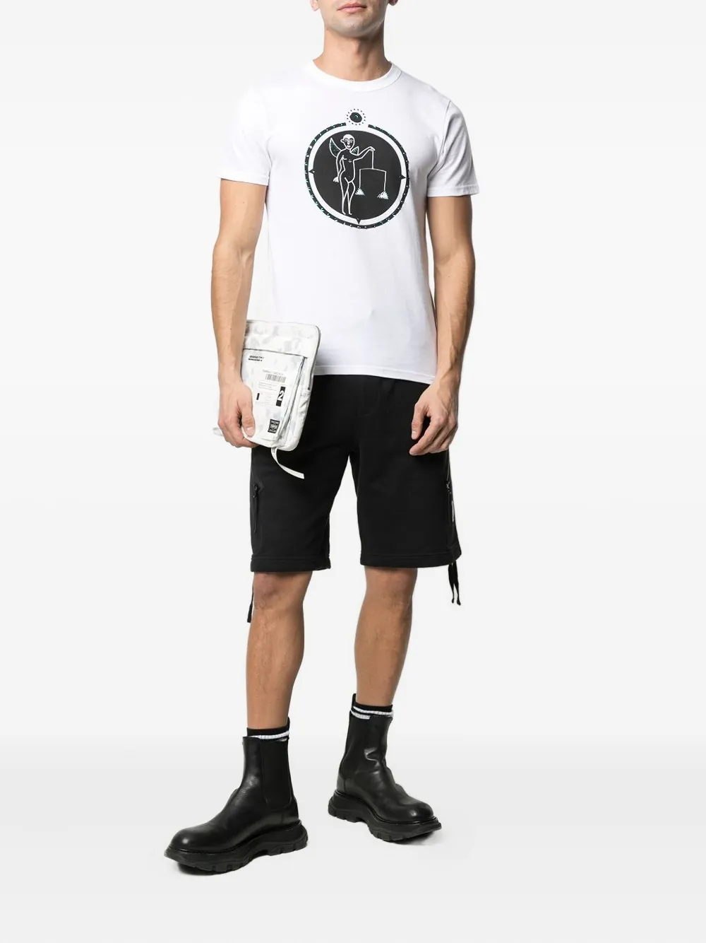 Swarovski Libra-print T-shirt Wit