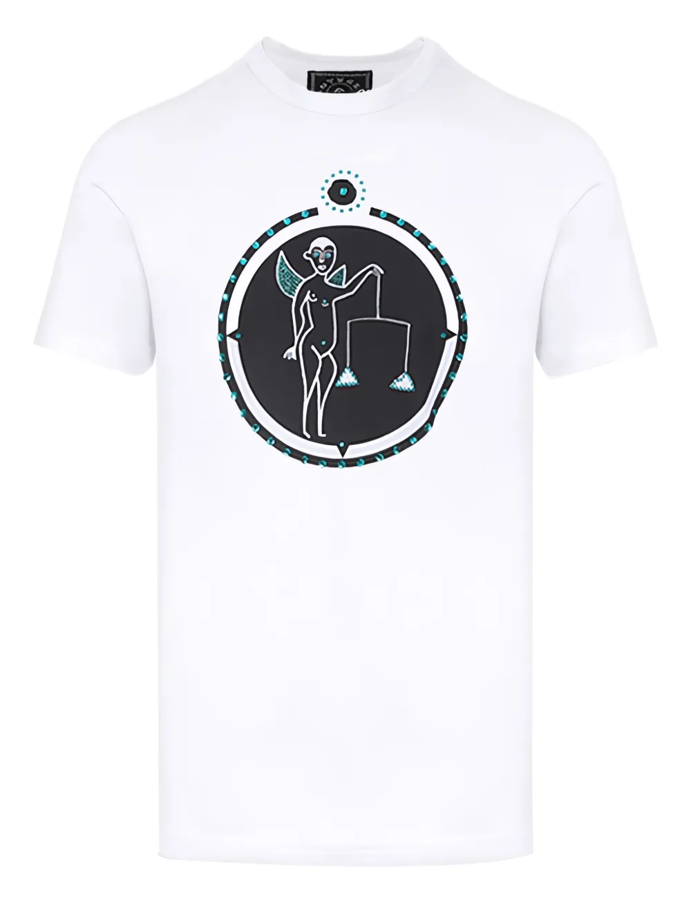 Swarovski Libra-print T-shirt Wit