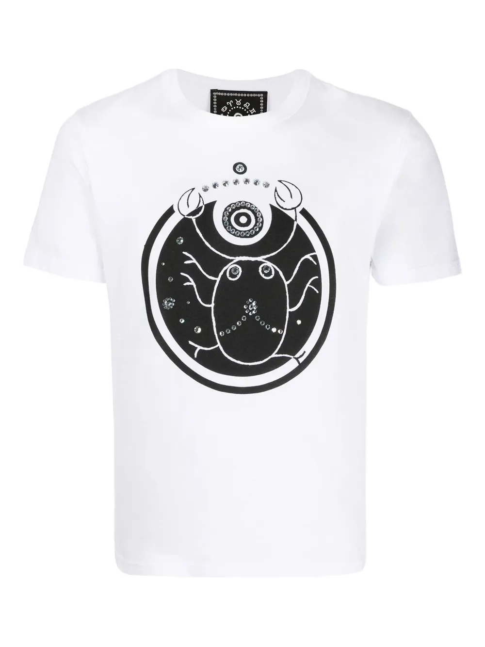 Swarovski crystal-embellished T-shirt | White | Image 1