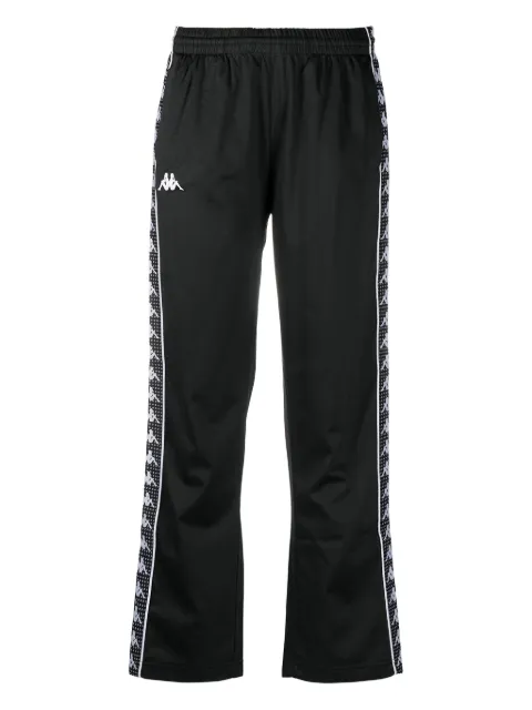 Kappa logo-tape track pants