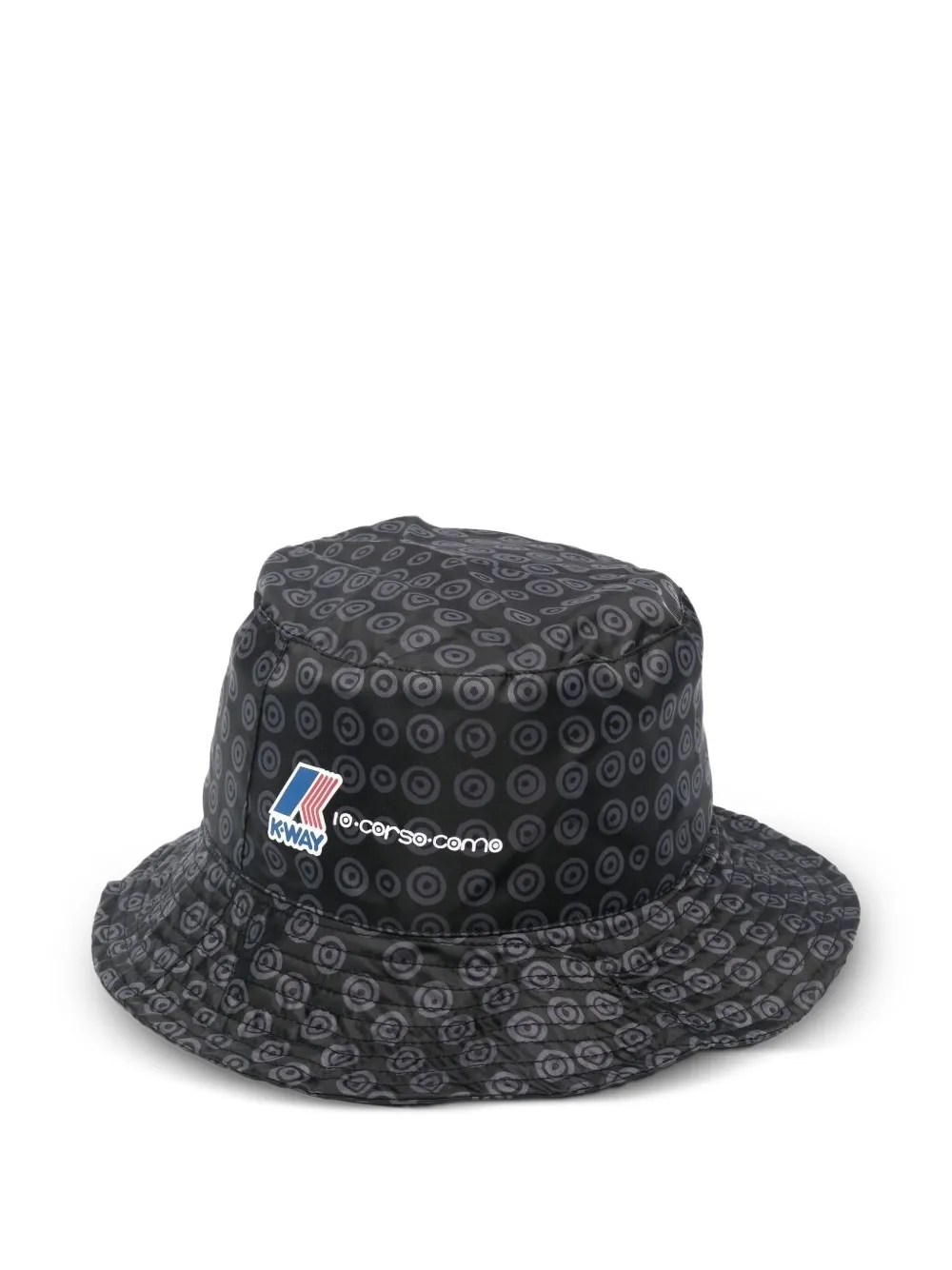 K-way X 10 Corso Como Logo-print Bucket Hat In Black