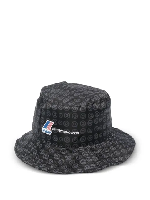 K-Way x 10 Corso Como logo-print bucket hat