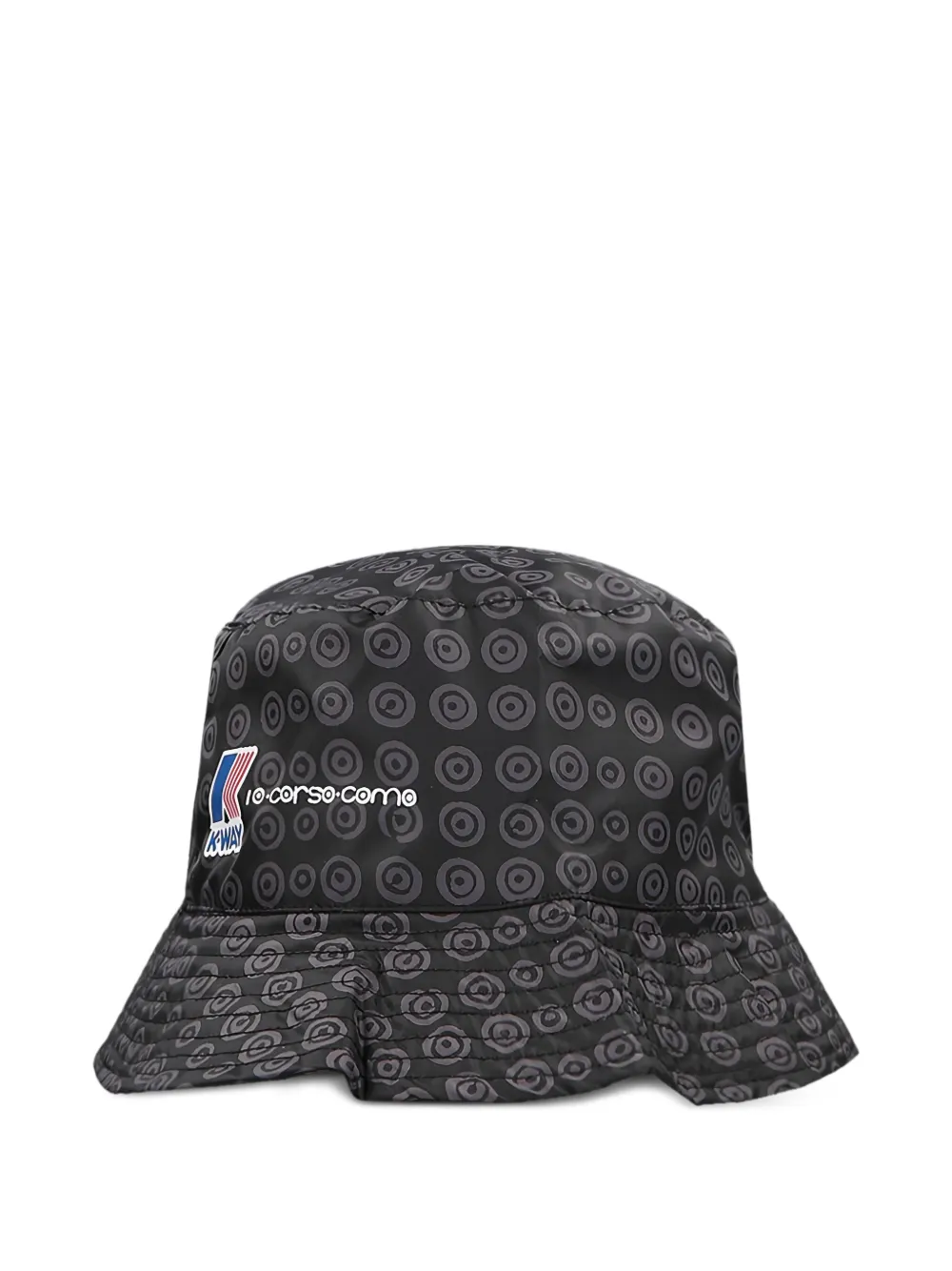 K-way X 10 Corso Como Logo-print Bucket Hat In Black