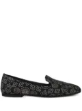 10 CORSO COMO embroidered-symbols loafers - Black