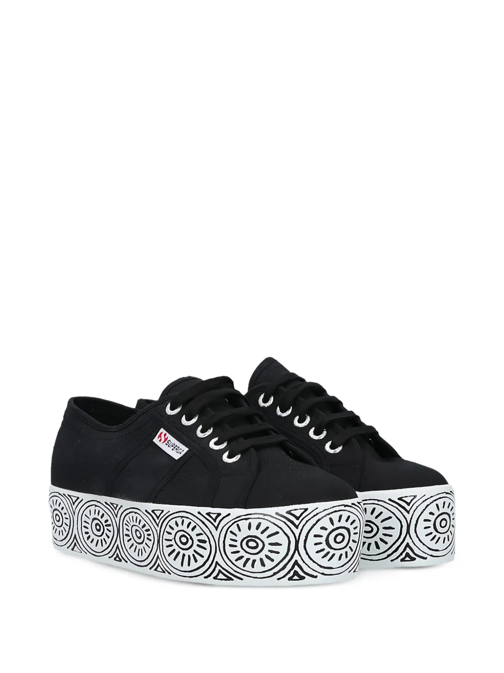 Superga platform-sole lace-up sneakers | Low-Tops | Image 2