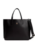Tommy Hilfiger logo-plaque tote bag - Black